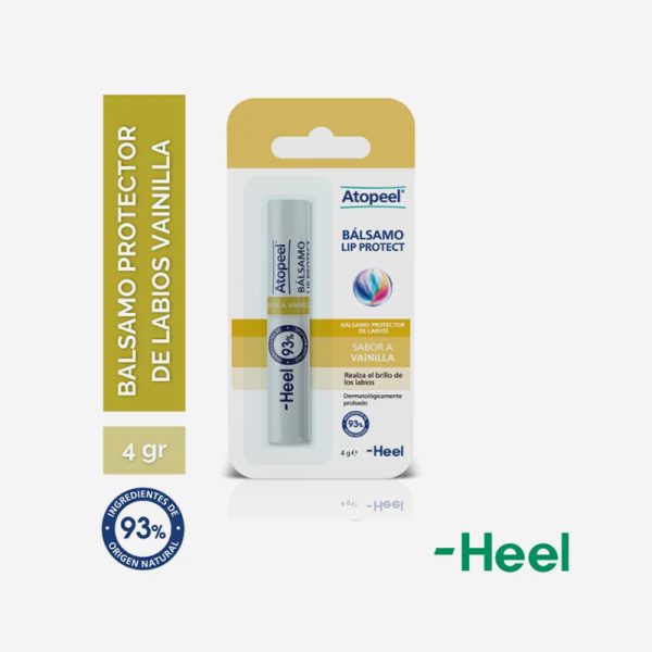ATOPEEL BÁLSAMO LIP PROTECT SABOR A VAINILLA HEEL X 4 Gr