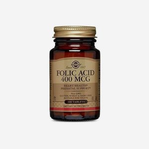 FOLIC ACID 400MCG TABLETAS X100 SOLGAR