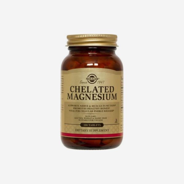 MAGNESIUM CHELATED TABLETAS X100 SOLGAR