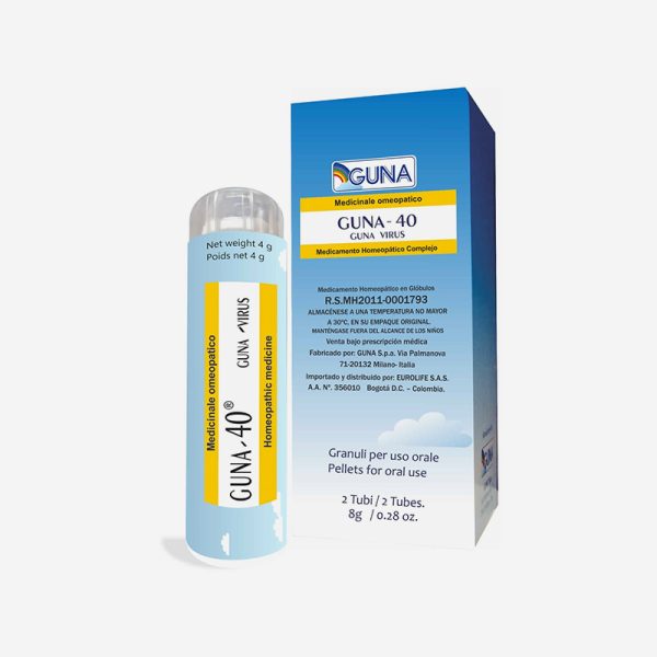 VIRUS GUNA-40 GLOBULOS TUBOS X2 GUNA